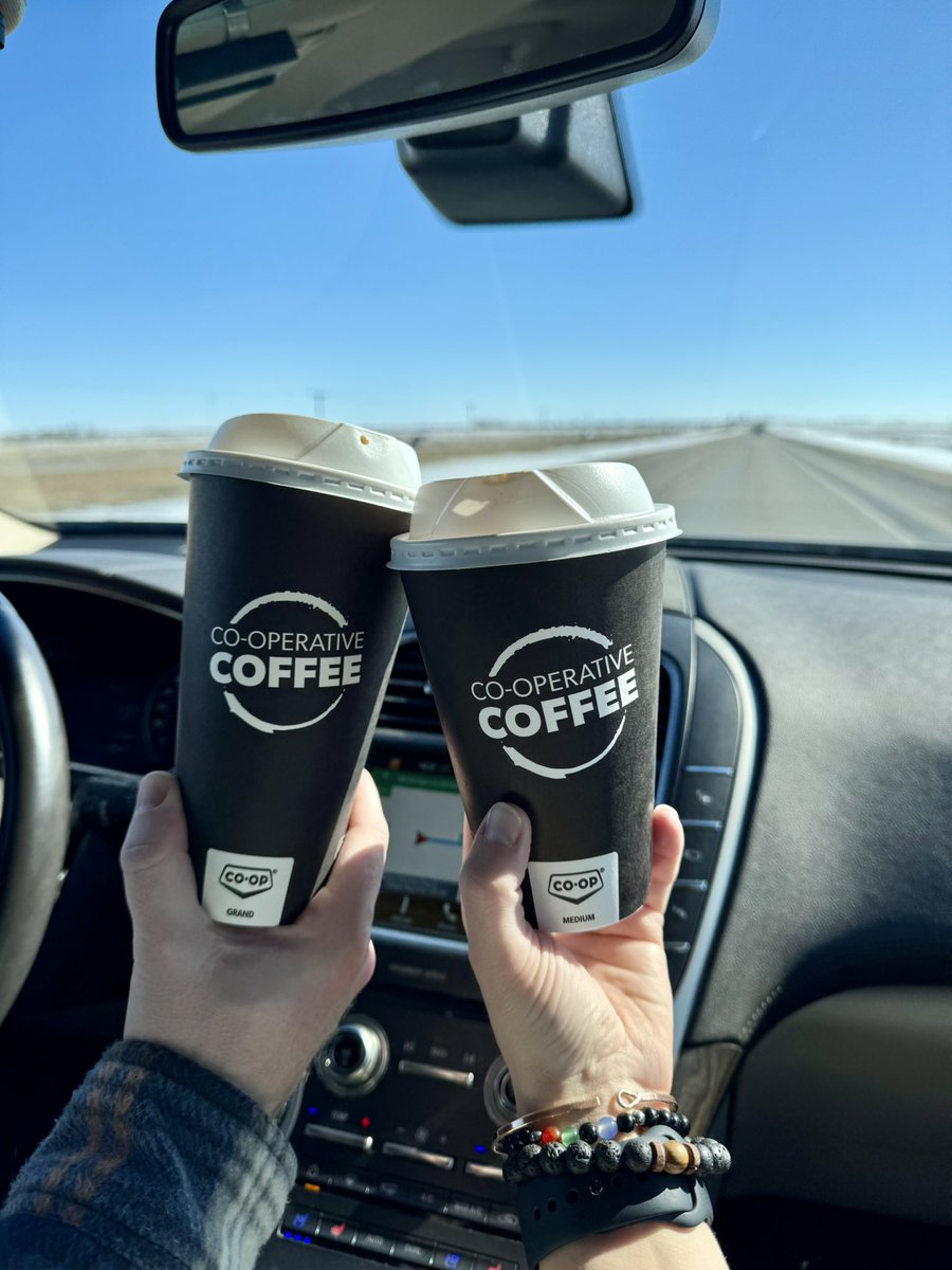 Roadtrip Essentials! ☕️

We never hit the road without a stop at Sherwood Co-op to fuel up the car and grab a Co-operative Coffee!