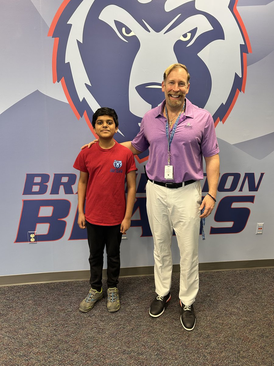 Excited to cheer on our <a href="/BAM_MS_Official/">Brambleton Middle</a> Spelling Champ as he competes in the Loudoun County Spelling Bee tomorrow evening at Lightridge High School! Go Bears!!