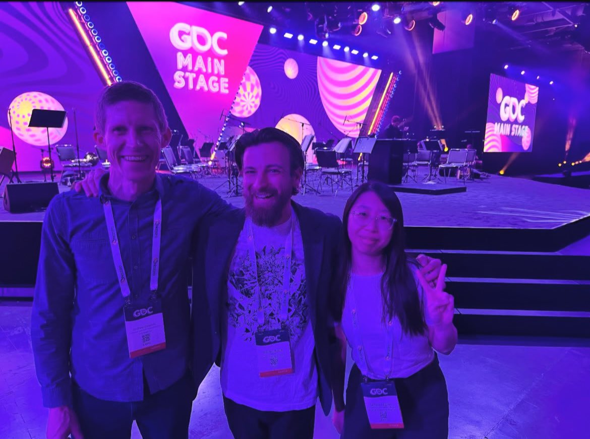 AndrewGcomposer's tweet image. Great times at the game music concert at GDC 2025! #gamecomposer #gameaudio #composer #gamedev #vgm #videogamemusic #GDC #GDC2025 #gamemusicconcert