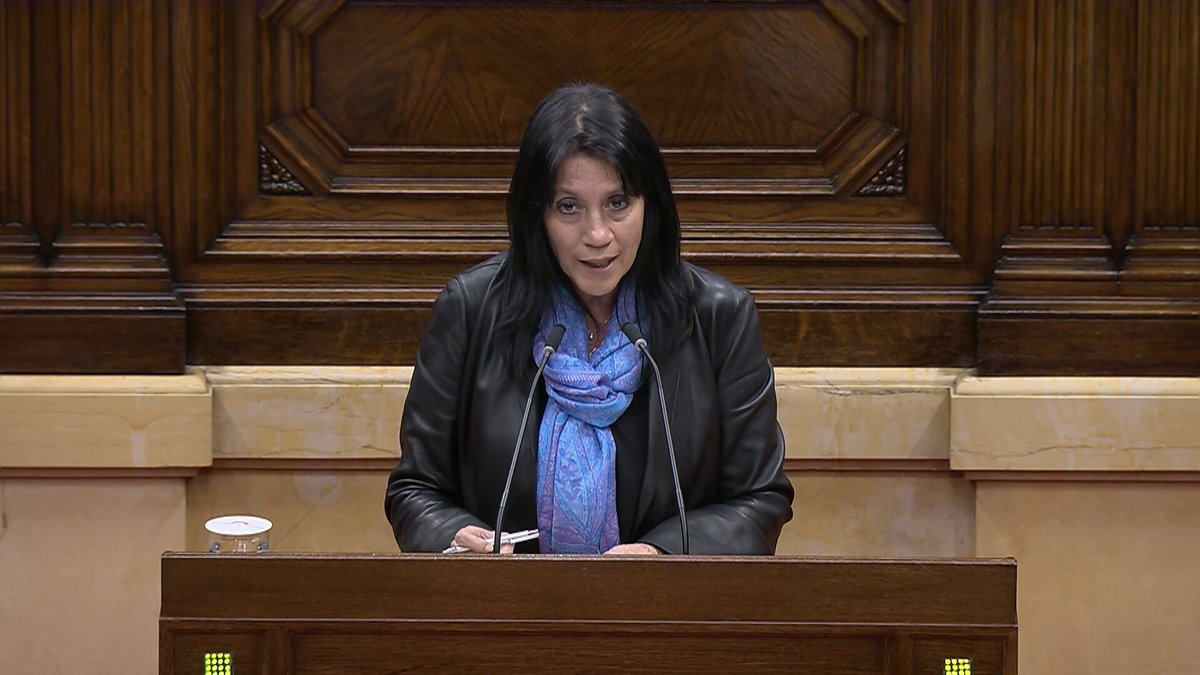 3CatInfo's tweet photo. Rosa Maria Soberana (Aliança): "El caos ferroviari que pateix Catalunya és una expressió directa del fracàs de l'autonomisme i de la submissió política a Espanya" https://t.co/l68EVS0KoS https://t.co/HUzRvsxGGC