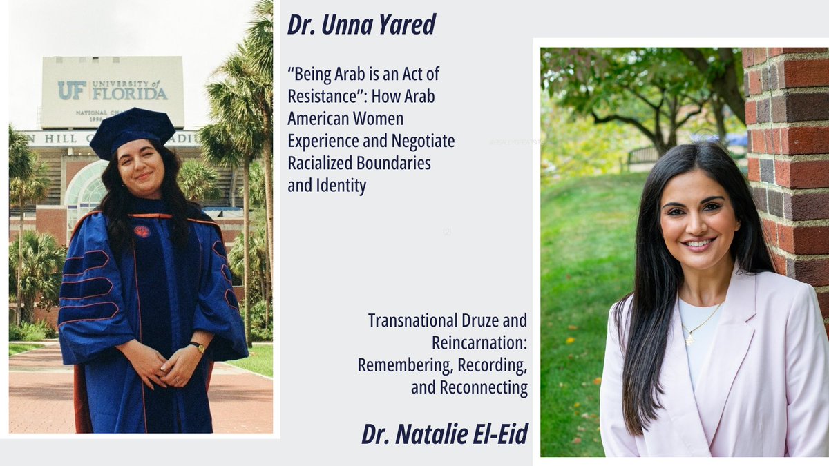 Two incredible scholars, two PhDs! Huge congratulations to Dr. Natalie El-Eid and Dr. Unna Yared for defending their dissertations this past year. Their research is shaping the future of Arab American studies, and the field is stronger because of their brilliance and dedication.