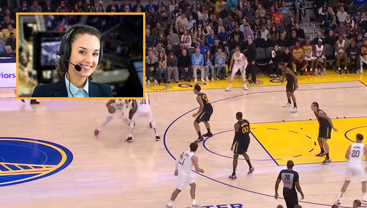 TheBabylonBee's tweet photo. Perfectly Good Sports Game Ruined By Lady Announcer https://t.co/w50VNZLwNo https://t.co/qAcgFk7Qv0