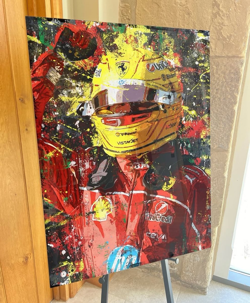 JaviGC18's tweet photo. Lewis Hamilton @ScuderiaFerrari 

@SamuelBeckerArt #F1 https://t.co/g1eJmZd8wj