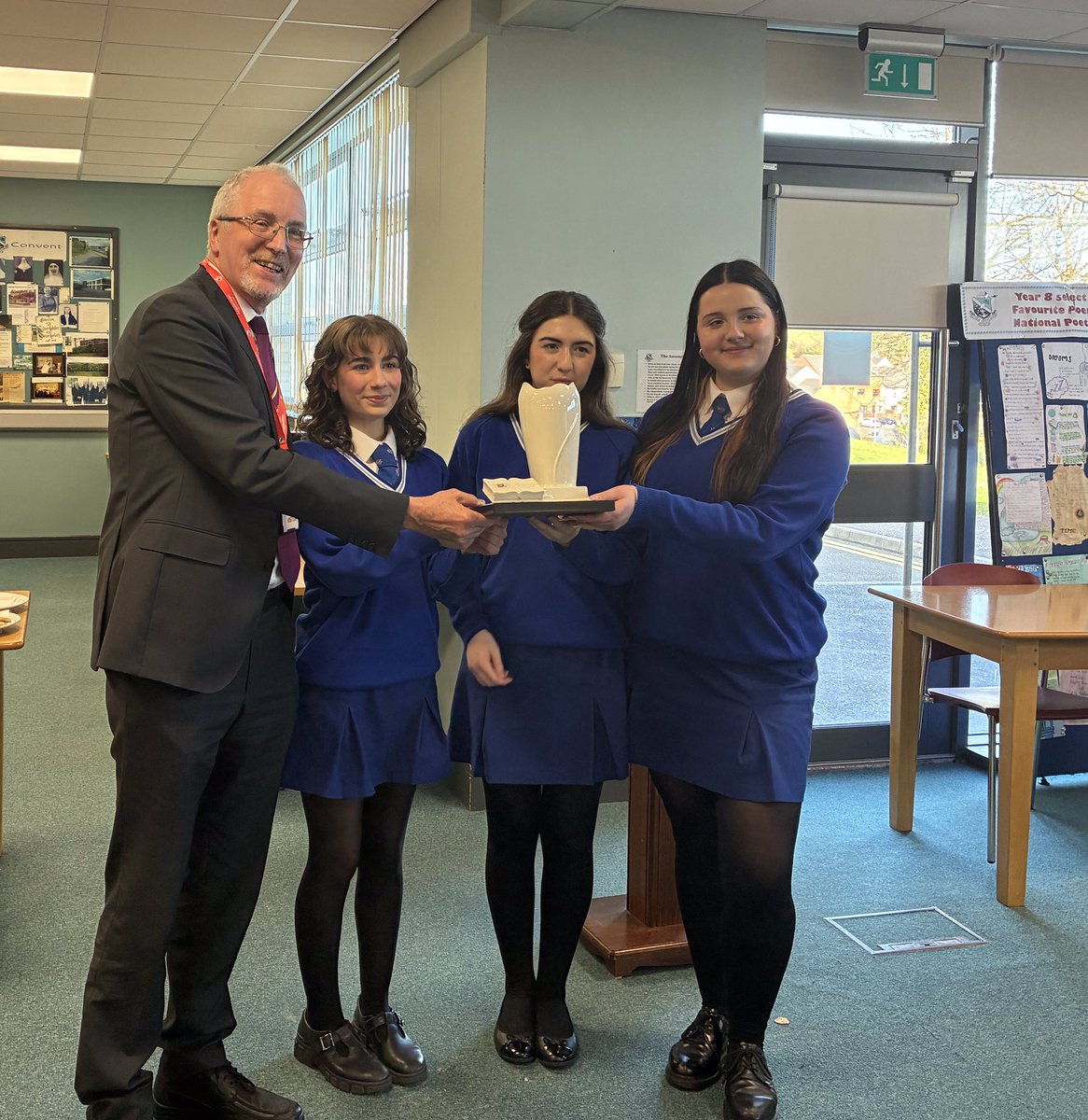 AGS English (@ags_english) on Twitter photo Congratulations to our team <a href="/assumptionlive/">Assumption Grammar</a> who are the Ulster Champions in the Knights of St Columbanus Public Speaking competition; now through to the All- Ireland Final! Congratulations to our team <a href="/assumptionlive/">Assumption Grammar</a> who are the Ulster Champions in the Knights of St Columbanus Public Speaking competition; now through to the All- Ireland Final!