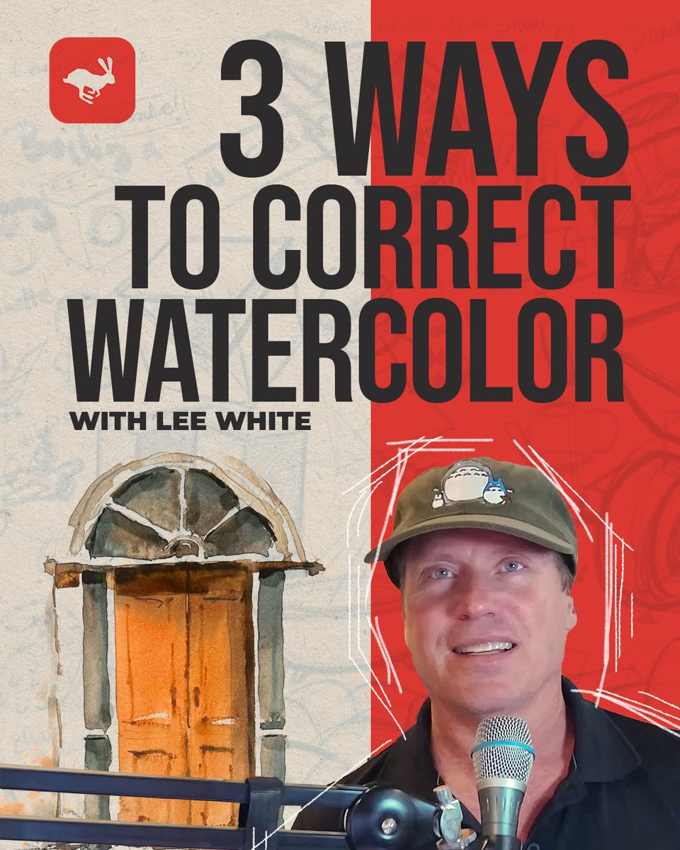 Fix your watercolor mistakes with these 3 easy tips from <a href="/Art_Lee_White/">Lee White</a>! 

A sneak peek of things you could learn at his Watercolor Essentials class - starting April 4th! 🎨 

WATCH HERE ⤵️
youtu.be/gQi_hdeADJE