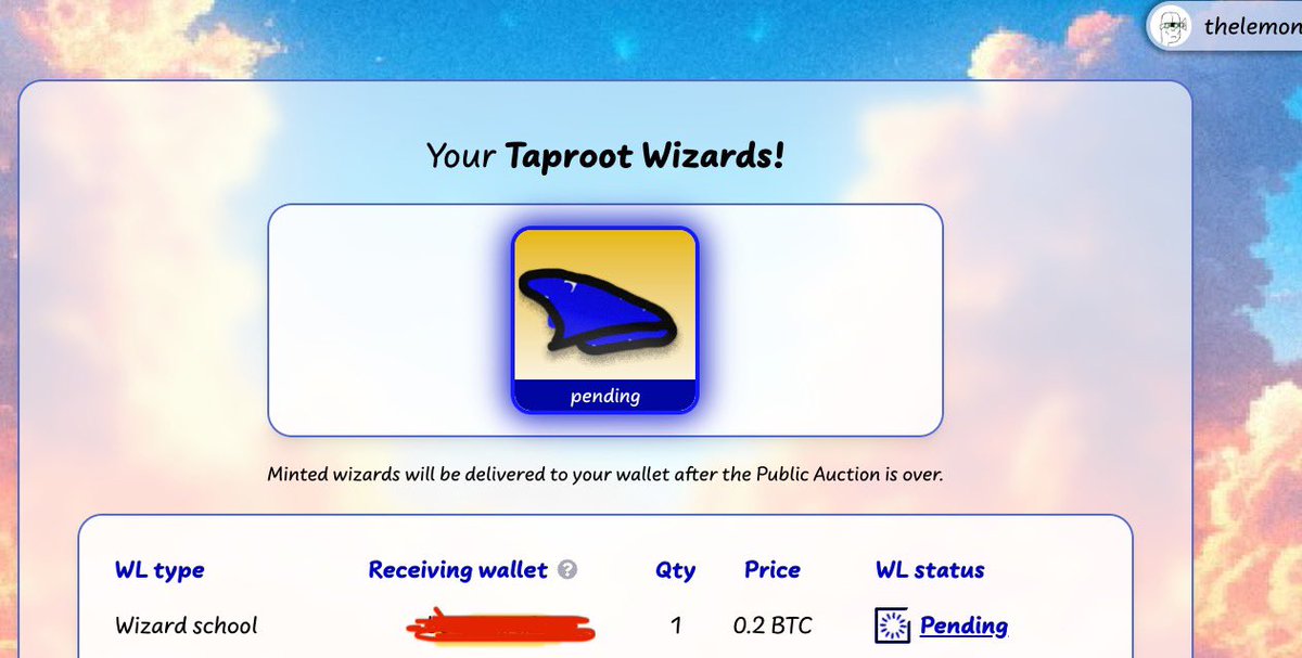 TLemonader's tweet image. I am people also 
@TaprootWizards
