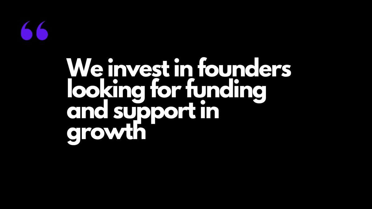 Our fund is open for new startups looking for funding. 

We look for strong founders, innovative ideas, and a team who knows how to generate money. 

You can apply below 👇

form.typeform.com/to/a5mSOEya