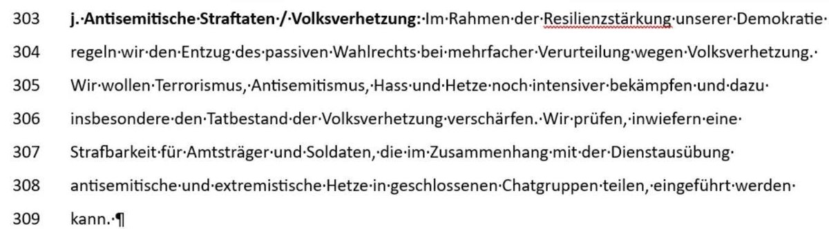 JD Vance seems to be completely right - German democracy under attac!

A little preview, what CDU/CSU und SPD are planning for their government, leaked by Mr. Steinhöfel (German media-attorney).