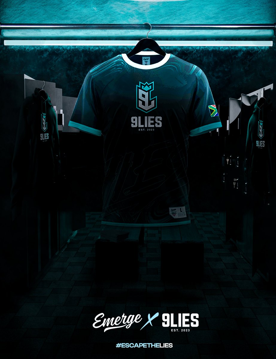 📢 Calling all Fans, Friends &amp; Family!

ALGS New Orleans is around the corner—rep 9Lies Esports in style! 🏆🔥 Our official team jerseys, hoodies, and shirts are now available, all Champion-branded and powered by our partners at <a href="/Emerge_GG/">Emerge</a> 

🛒 Grab yours here: