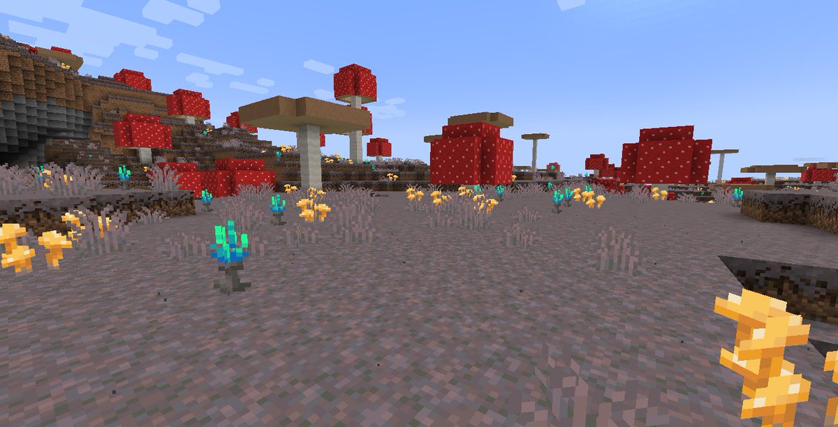 VerseCraft 5.1.1 for 1.21.5 has been released!

Changelog: 
github.com/SergoFox123/Ve…
- Added Short and Mycelium Grass
- Added Pop Flower (it glows at night and in the dark)
-Added Glowing Mushrooms

#Minecraft