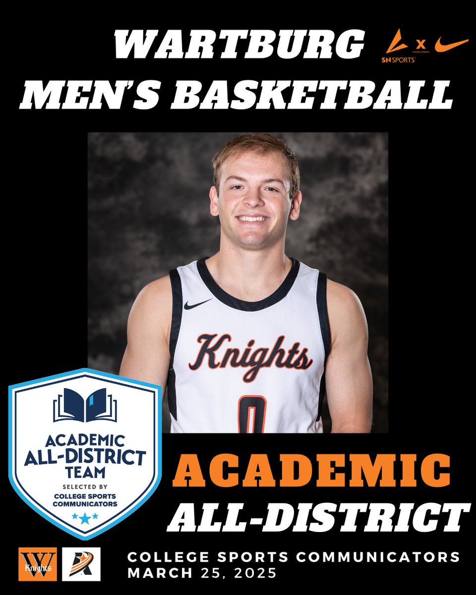Congratulations to Richie Rosenblum for earning a spot on the College Sports Communicators Academic All-District team! 📚🏀

This is the third-straight season earning Academic All-District honors for Rosenblum 🔥