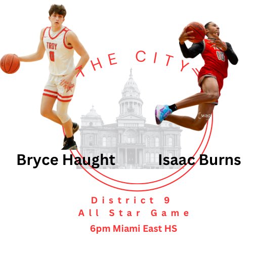 6 pm tonight at Miami East HS!