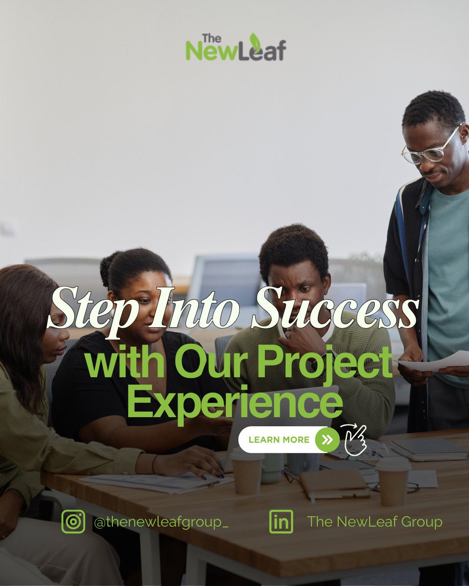 thenewleaf__'s tweet photo. Get trained. Get experience. Get ahead💪 https://t.co/4xKIEk7LlM