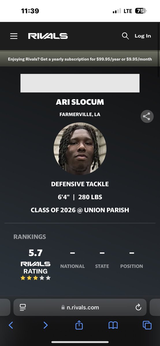 Blessed to be a 3 ⭐️<a href="/Rivals/">Rivals</a>