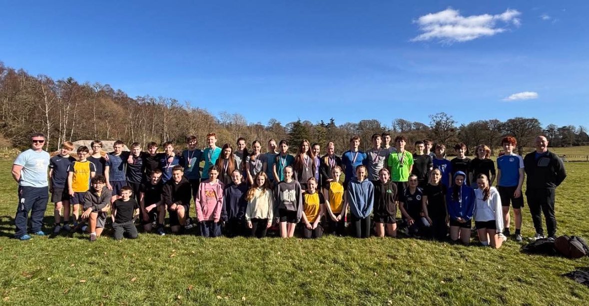🏃🏼PKC Cross Country 🏃🏼‍♀️

Beautiful day at scone racecourse today for some cross country 🌞

Wiktoria 🥈
Andrew 🥉
Team medals both S3 &amp; Senior teams ⭐️

Overall runner up school 🥈

A great, well organised event 👏🏼

#weareCHS #determination