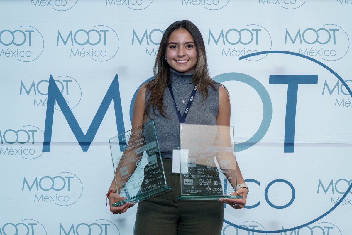🎉¡Felicitamos a Victoria Pellegrin de #DerechoITAM! 

Alumna del equipo que obtuvo el 2º lugar en el concurso Moot México nos cuenta: " Fue un reto grande y una experiencia divertida y satisfactoria que me ayudó a experimentar de manera práctica lo aprendido en el <a href="/ITAM_mx/">ITAM</a>".