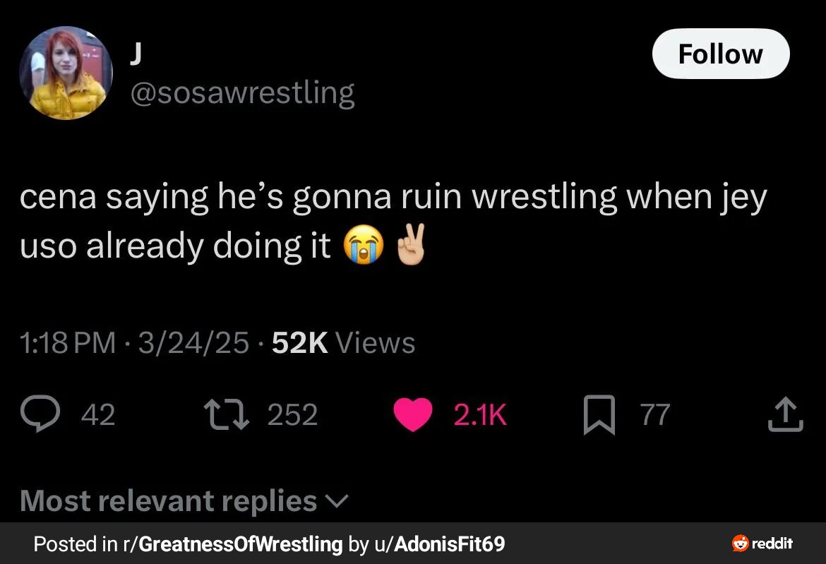 This made me laugh
#wrestlamania41