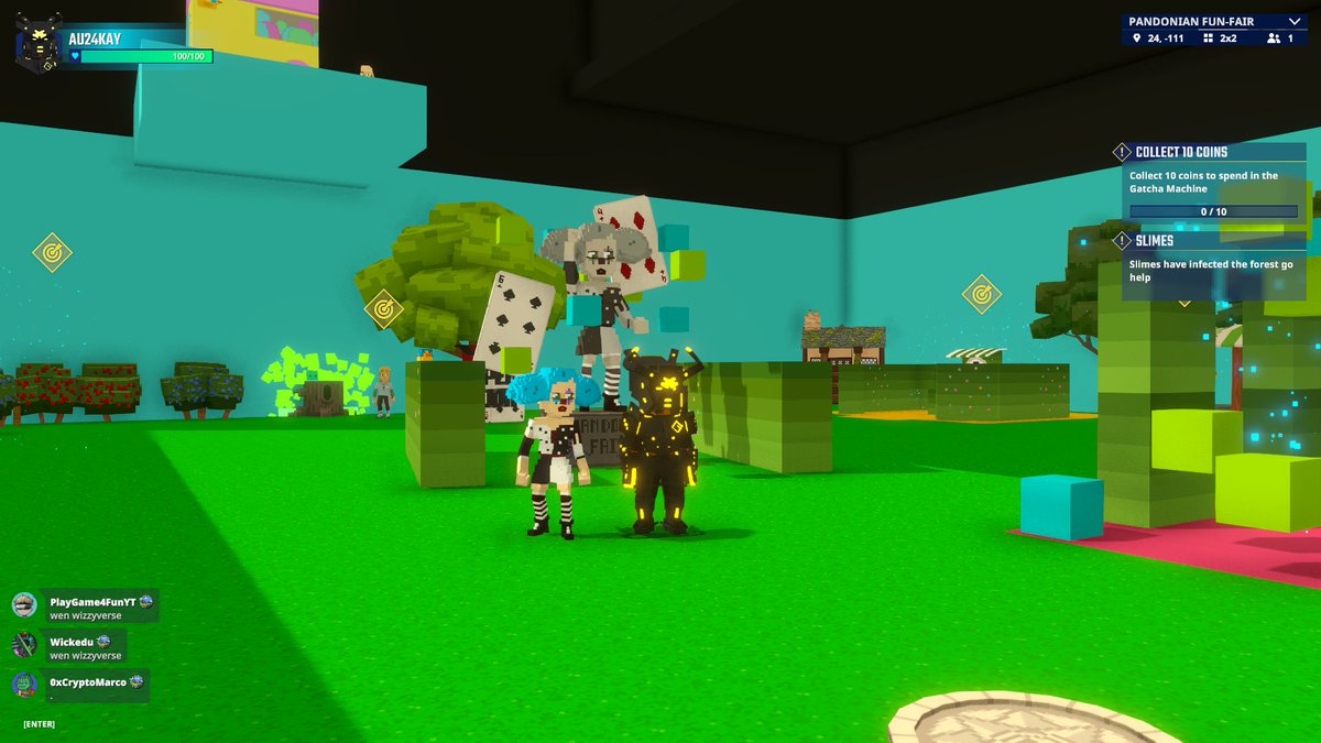 Pandonian Fun Fair - collecting slimes.
#TSBBC3