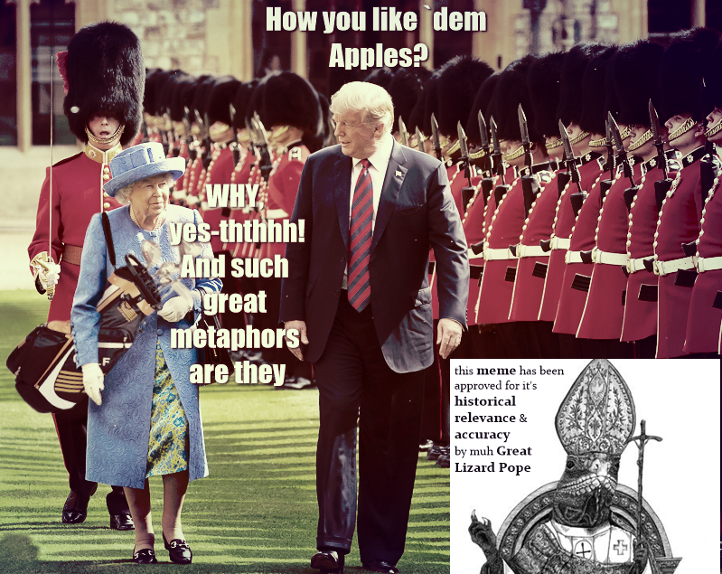 Christos430's tweet image. The day President Trump showed the world without saying a word that we were #SlavesNoMore and would never bend a knee to foreign tyranny.
While the mewling #FakeNewsMedia reminded the world the #SystemOfControl [they] protect with their poison apple betrayal of public confidence.