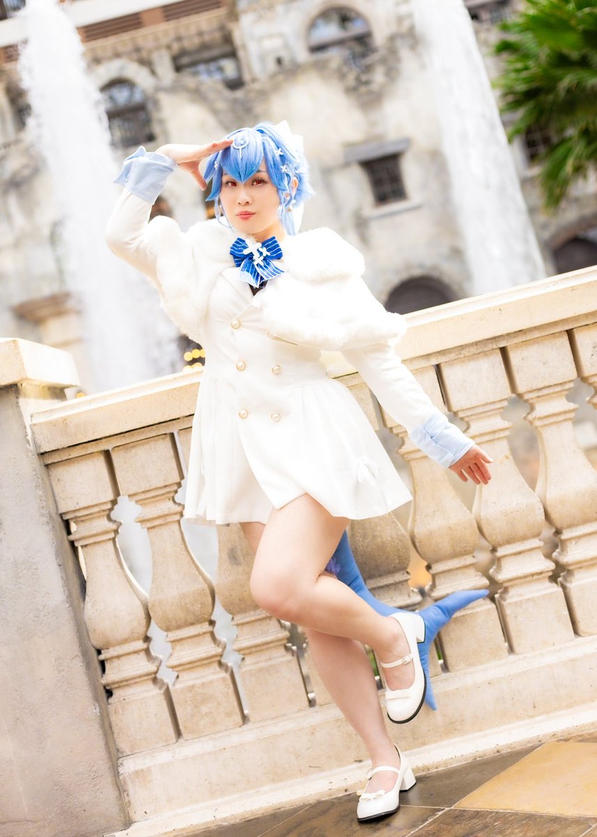 leli_rion's tweet photo. At around this time last year, I took on the challenge of making the cosplay and wig for Bao's Valentine's outfit! 🐳 

#baort #baobblebath #baothewhale https://t.co/ApeS0FnPbH