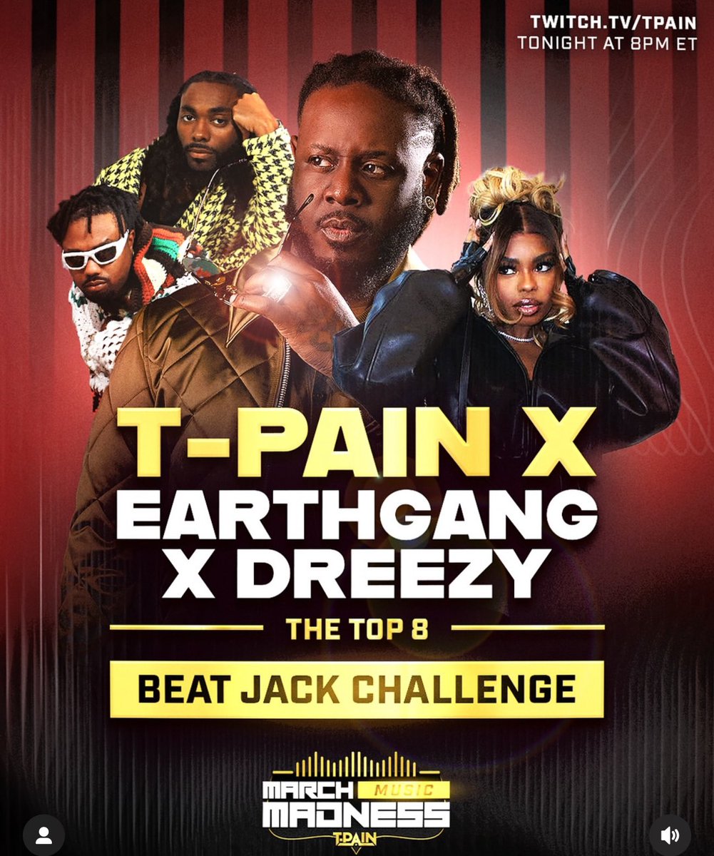 Whaddup chat we live w <a href="/TPAIN/">T-Pain</a> n <a href="/dreezydreezy/">Big Dreez 💎</a> tonight!