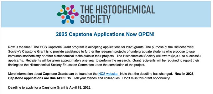The Histochemical Society tweet media