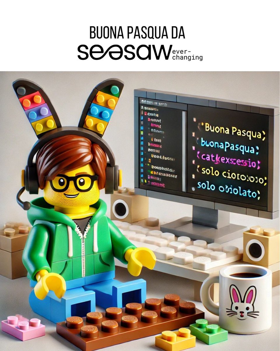 Fino a martedì, niente bug… solo cioccolato! 🍫🚀 Buona Pasqua! 🐰

#seesaw2025 #SeeSaw #everchanging #dev #devlife