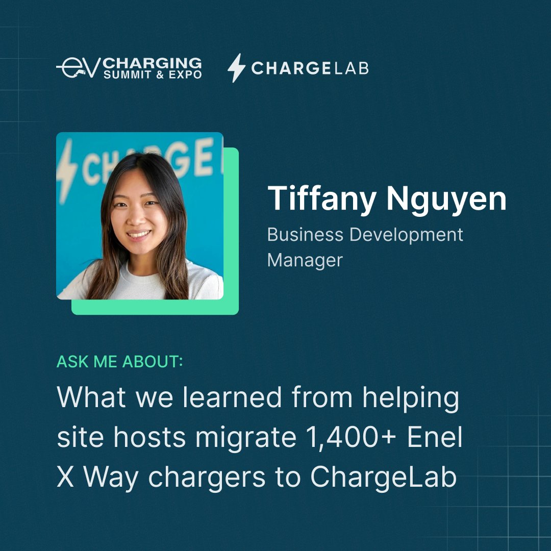 Zak ⚡️ (@zak_ev) on Twitter photo We've got a fantastic team going to the <a href="/EVCSummit/">EV Charging Summit & Expo</a> in Las Vegas this week.
Head to booth 739 to meet our team. We'd love to talk to you about deploying large-scale charging networks, hardware selection, and what really matters when it comes to EV charger management software. We've got a fantastic team going to the <a href="/EVCSummit/">EV Charging Summit & Expo</a> in Las Vegas this week.
Head to booth 739 to meet our team. We'd love to talk to you about deploying large-scale charging networks, hardware selection, and what really matters when it comes to EV charger management software.