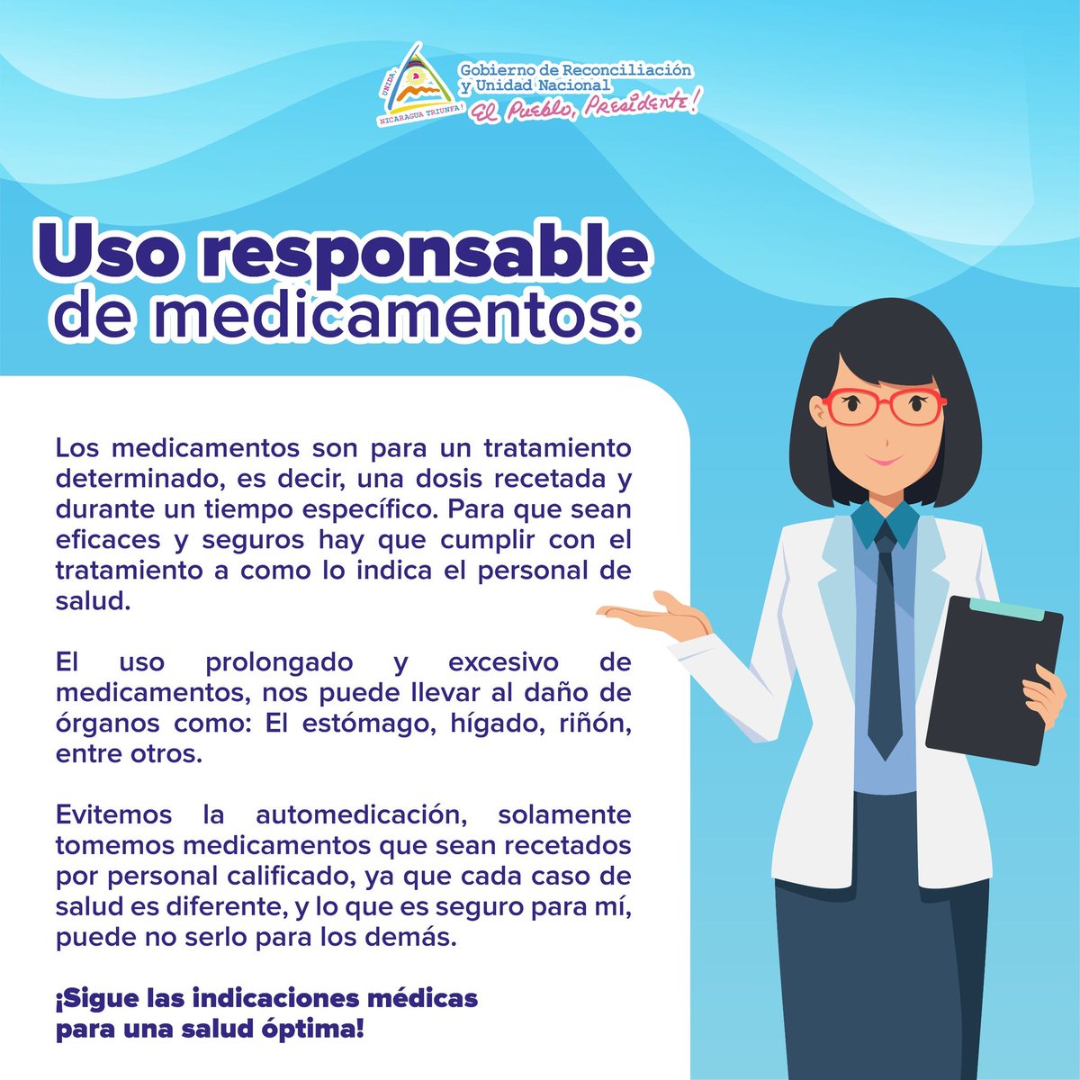 🚫 Evita la automedicación, prioriza tu salud 💙

📌🏏Cada persona es única, y solo los profesionales de la salud pueden ofrecer el tratamiento adecuado para ti. 🌟

¡No pongas en riesgo tu bienestar! 👇