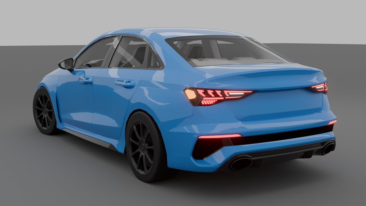 [Commission] Audi RS3 Remesh coming soon to <a href="/NoMercyRoblox/">NO MERCY</a>  #blender #b3d #RobloxDev #Roblox
