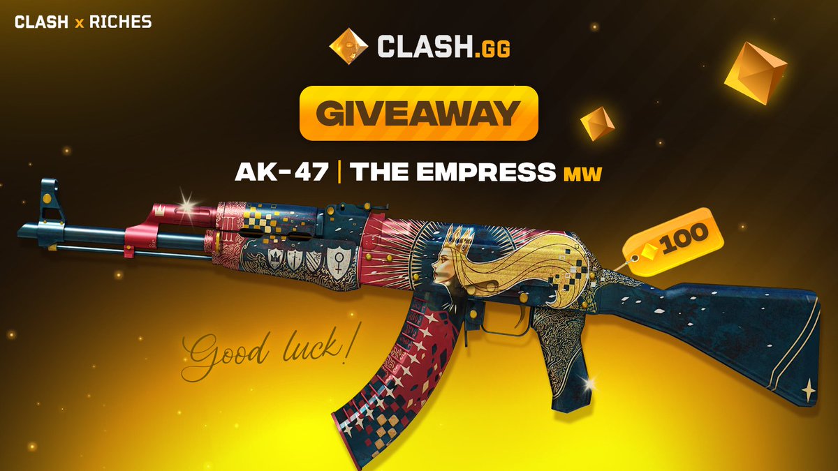 $100.00 CS2 GIVEAWAY! 🥳

To enter:
✅ Follow us &amp; <a href="/clashdotgg/">ClashGG</a> 
✅ Retweet 
✅ Tag a friend!

Winner in 7 days, Best of luck! 🕒