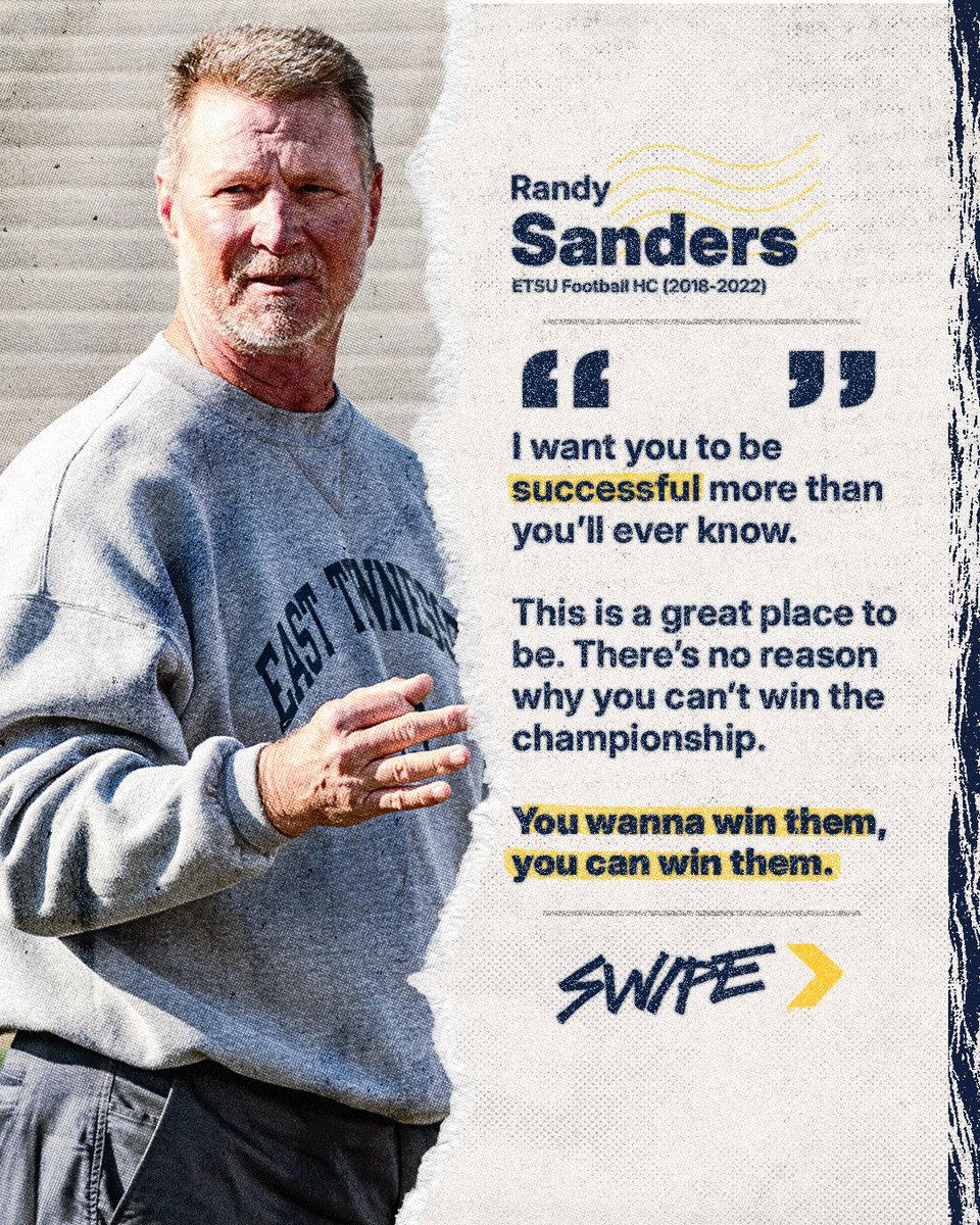 ETSUFootball's tweet image. this guys knows ball 🫡

#GoBucs | #BUCkleUp