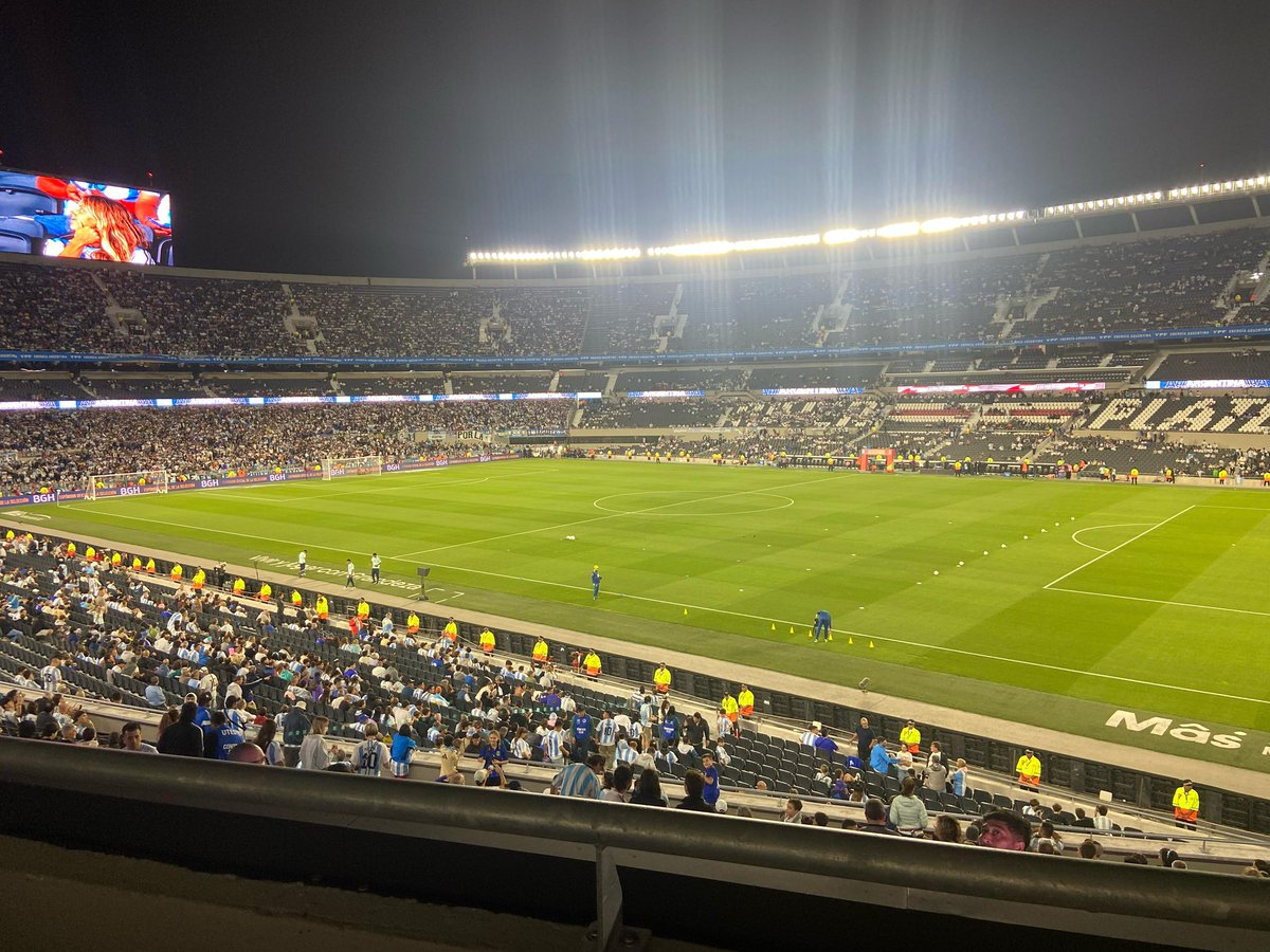 Así luce el Monumental a minutos de que arranque el clásico más lindo de todos!!