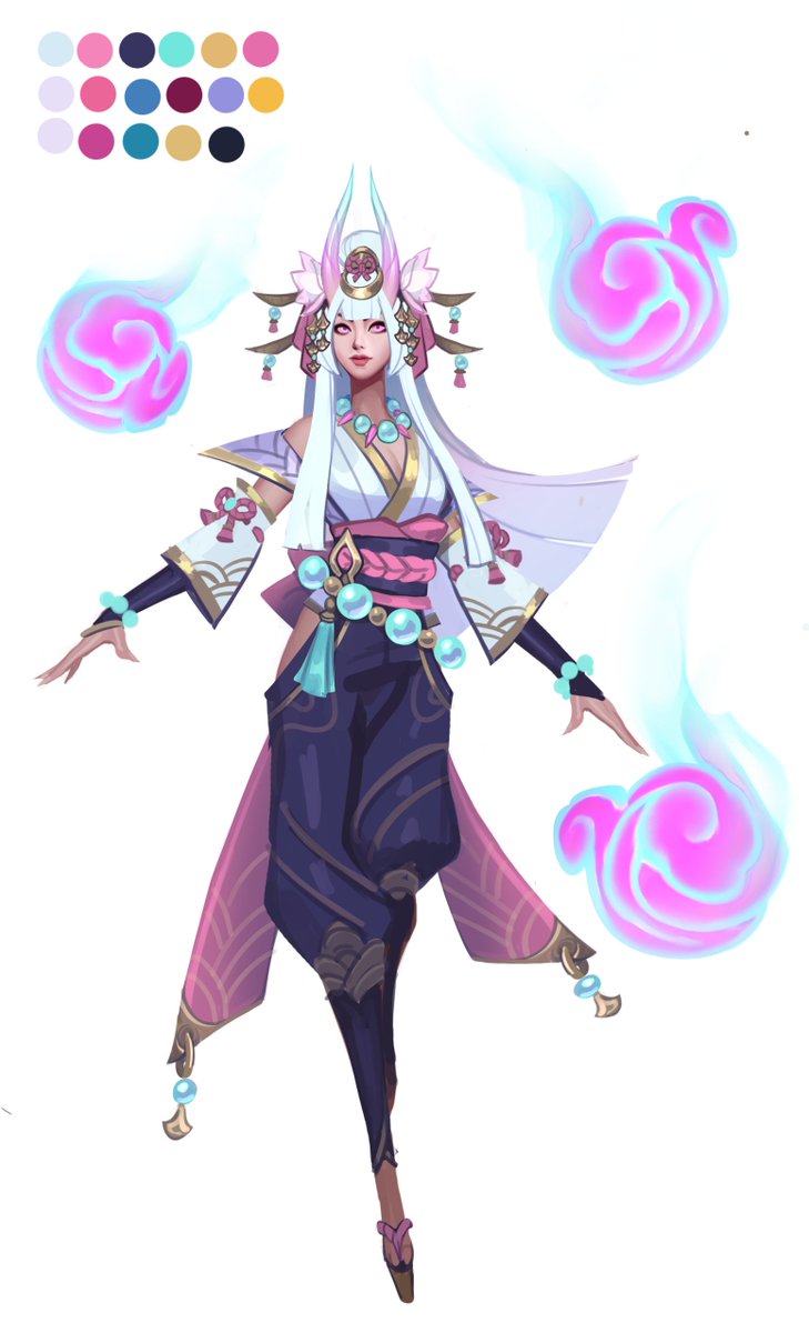 found another Spirit Blossom Syndra concept I never posted 🦋
