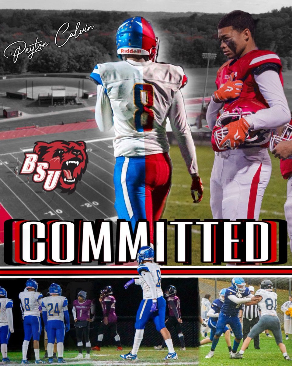 I’d like to thank everyone who has helped me along the way on this journey. I can’t wait to further my football career at Bridgewater State University. Go Bears🐻🔴⚫️