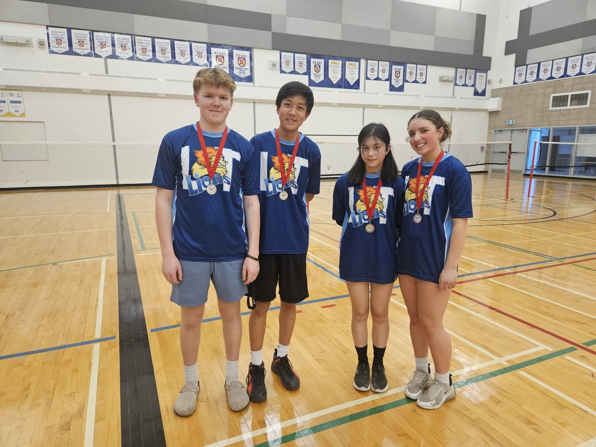 What a great showing by the LT Lions. Girls and Boys Doubles Teams win silver at the County Junior Badminton Tourney.