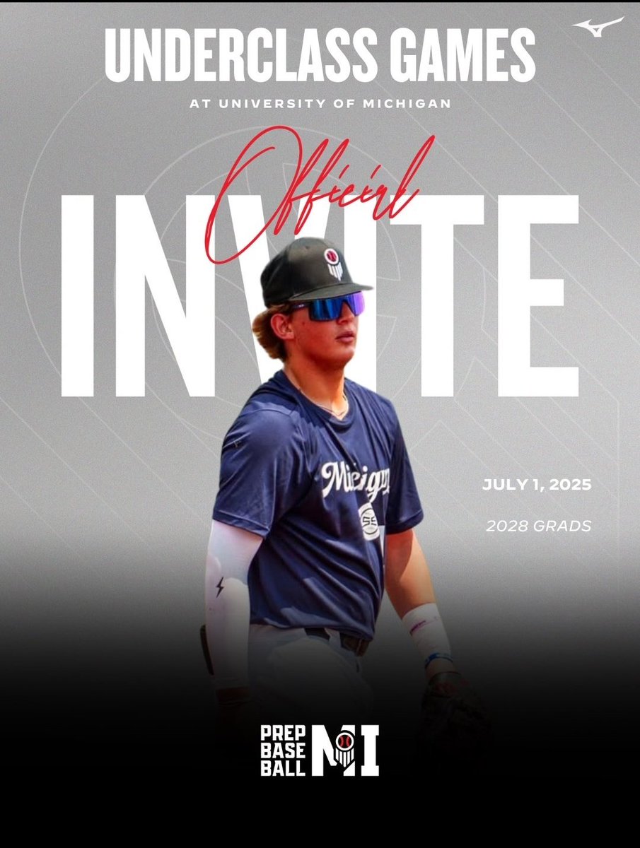 Devin Heidt (@devinheidt5) on Twitter photo Thank-you for the invite to the Underclass Games at University of Michigan. <a href="/CoachGoodwinA/">Adam Goodwin</a> <a href="/PrepBaseballMI/">Prep Baseball Michigan</a>
Excited to compete!
<a href="/RomeoBaseball/">Romeo Baseball</a> <a href="/5ToolReinhold/">5 Tool 27&28s Reinhold</a> Thank-you for the invite to the Underclass Games at University of Michigan. <a href="/CoachGoodwinA/">Adam Goodwin</a> <a href="/PrepBaseballMI/">Prep Baseball Michigan</a>
Excited to compete!
<a href="/RomeoBaseball/">Romeo Baseball</a> <a href="/5ToolReinhold/">5 Tool 27&28s Reinhold</a>