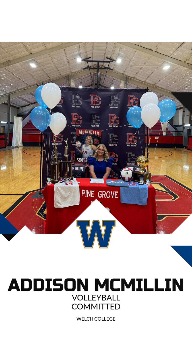 Addison McMillin from Pine Grove High School in Mississippi has committed to the Lady Flames Volleyball team. Addison was named state  Defensive MVP her junior year as she helped her team win their first state championship.