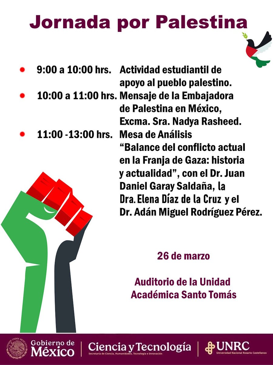 Embajada del Estado de Palestina en México tweet media