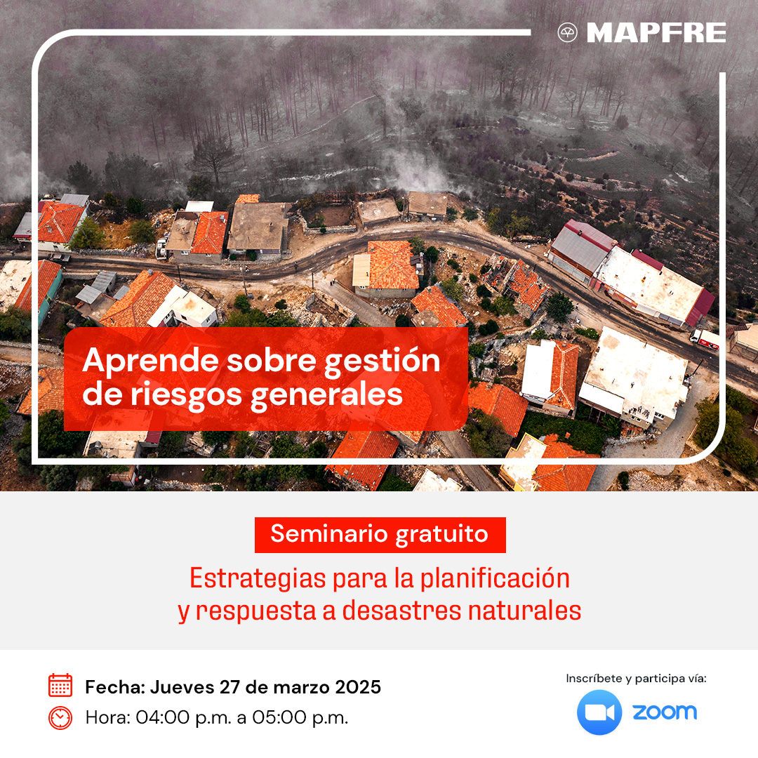 Los desastres naturales pueden ocurrir en cualquier momento. 🌪️🔥 Aprende a preparar tu organización, minimizar impactos y responder de manera efectiva ante emergencias. Participa en nuestro webinar. ¡Inscríbete! 👉bit.ly/4jNonOp
🗓️ Jueves 27
🕓 4:00 p.m.
#MAPFRE