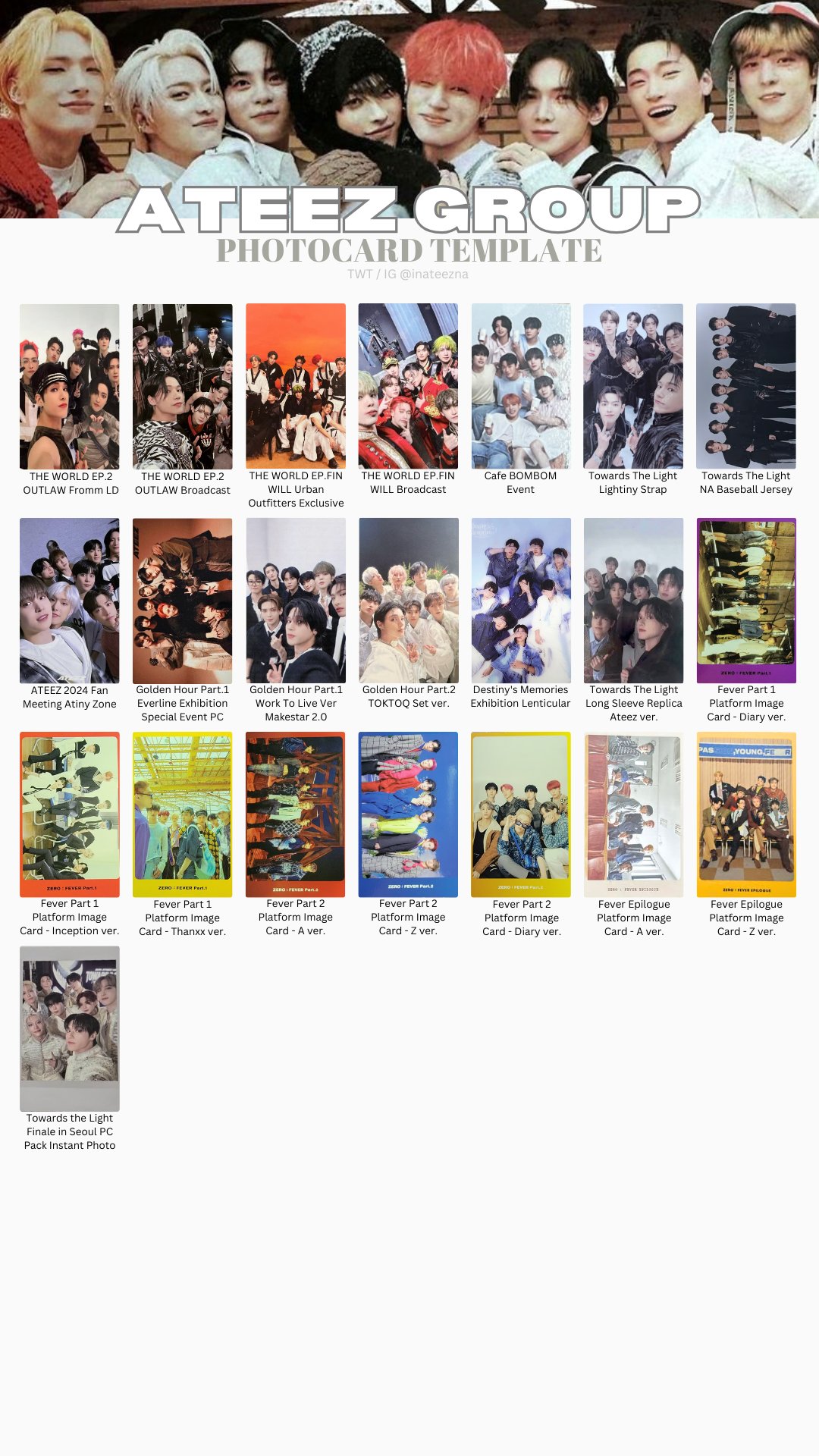 ATEEZ FEVER トレーディングカード ATEEZ ソンファ トレカ