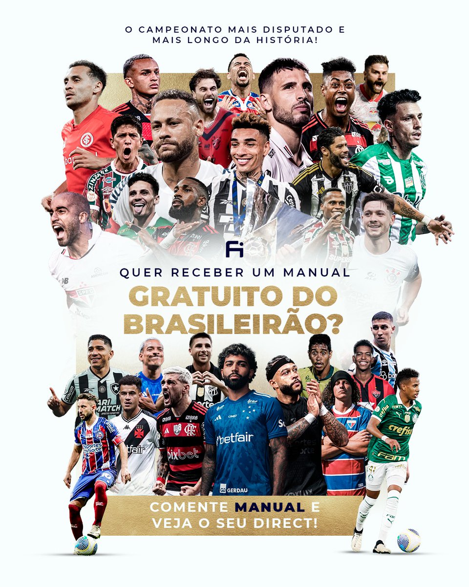 GUIA TÁTICO DO BRASILEIRÃO 2025 - PARTE 1

O que acha de receber um manual guia com uma explicação tática de como jogam os times do Campeonato Brasileiro?

Segue a gente, comenta MANUAL e lembra de deixar o direct liberado para te enviarmos o link!