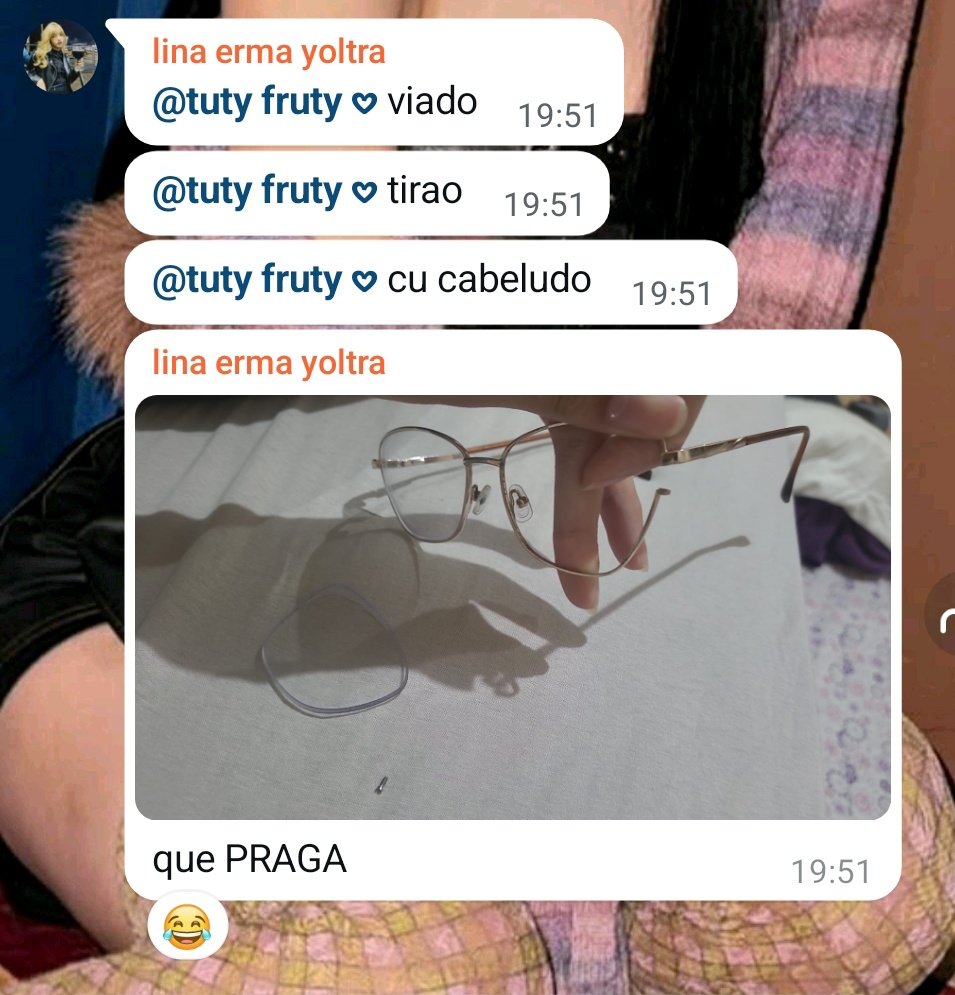 mais uma maldição de tutu da certo e lina quebra o óculos