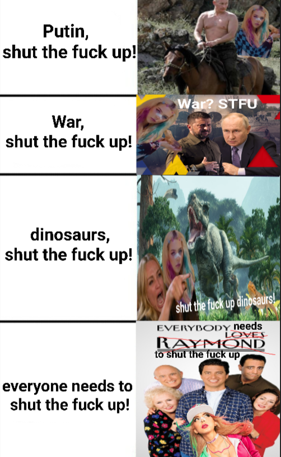 STFUonsoll's tweet photo. PART 4: PUTIN WAR DINOSAURS.
CONCLUSION : EVERYONE NEEDS TO $STFU

Azb5H7vCotaAU4amDVzqwH76nJL2f1vzWkJuW8Ktpump https://t.co/moYQXADD1b