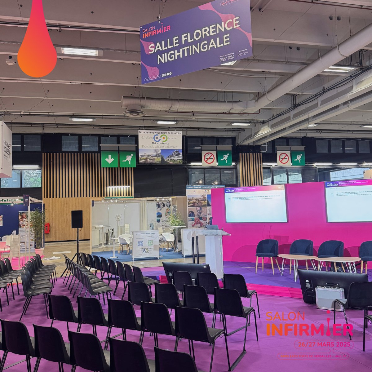 ✅ Tout est prêt !

😊On a hâte de vous accueillir demain!

👉Découvrez le programme de la journée de demain : saloninfirmier.fr/sessions?searc…