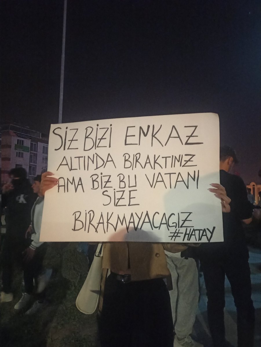 Bırakmayacağız.