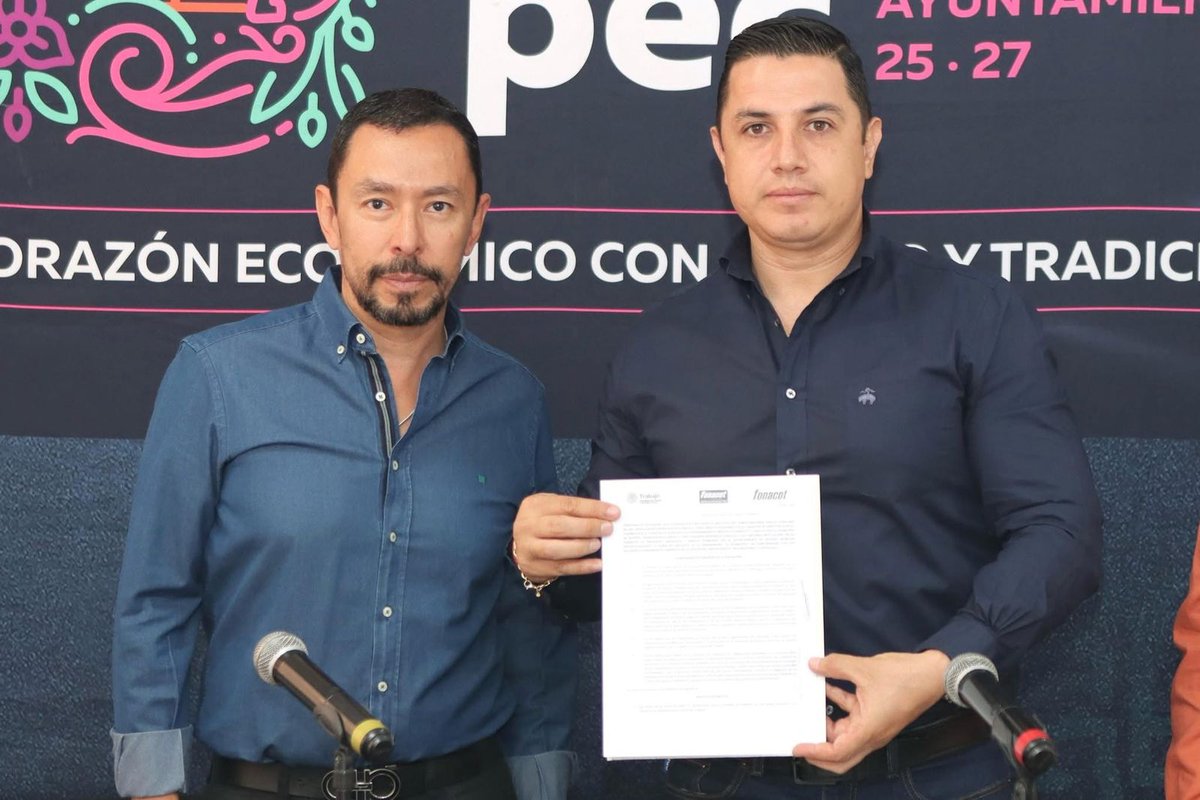 VOMNoticias's tweet photo. JIUTEPEC COLABORARÁ CON FONACOT 

Este 25 de marzo, el Ayuntamiento de Jiutepec que preside Eder Rodríguez casillas y firmó un convenio de colaboración con el Instituto del Fondo Nacional para el Consumo de los Trabajadores (FONACOT) para que los trabajadores del Municipio puedan acceder a créditos para adquirir bienes y servicios, mejorando su calidad de vida y la de sus familias.