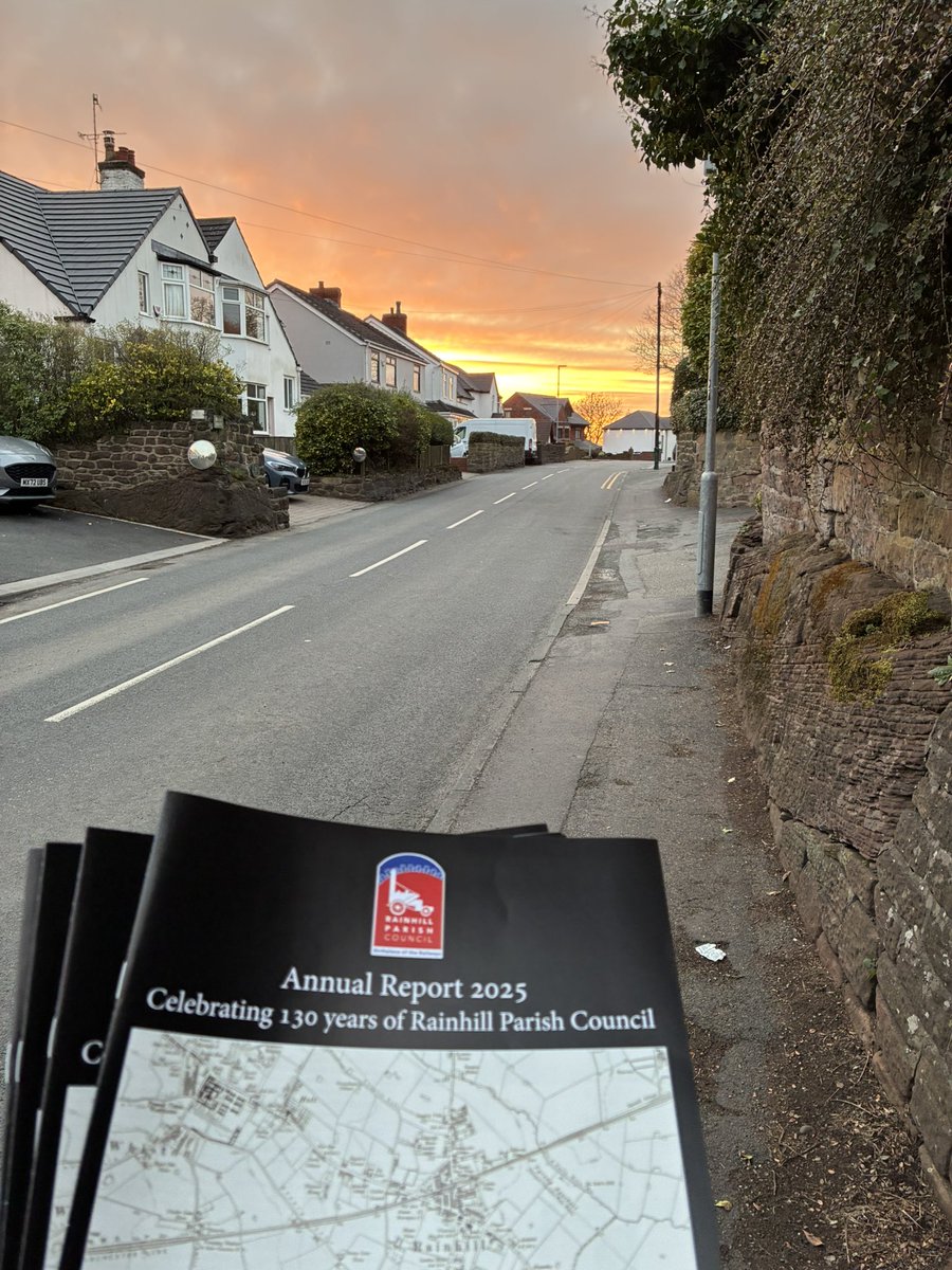 Keep an eye out for your Rainhill Parish Council Annual Report.
It’s being delivered over the next few weeks by your Independent Parish Councillors.
