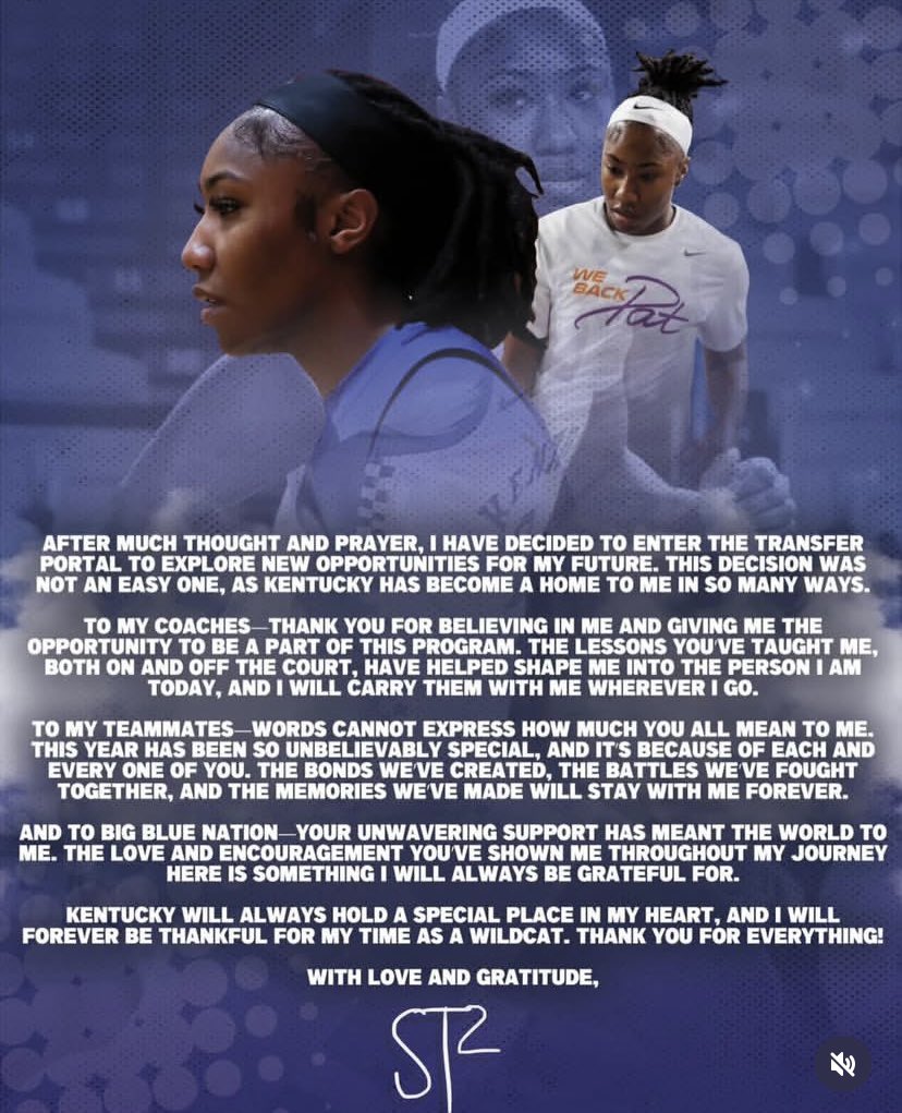 Saniah Tyler has released a statement: