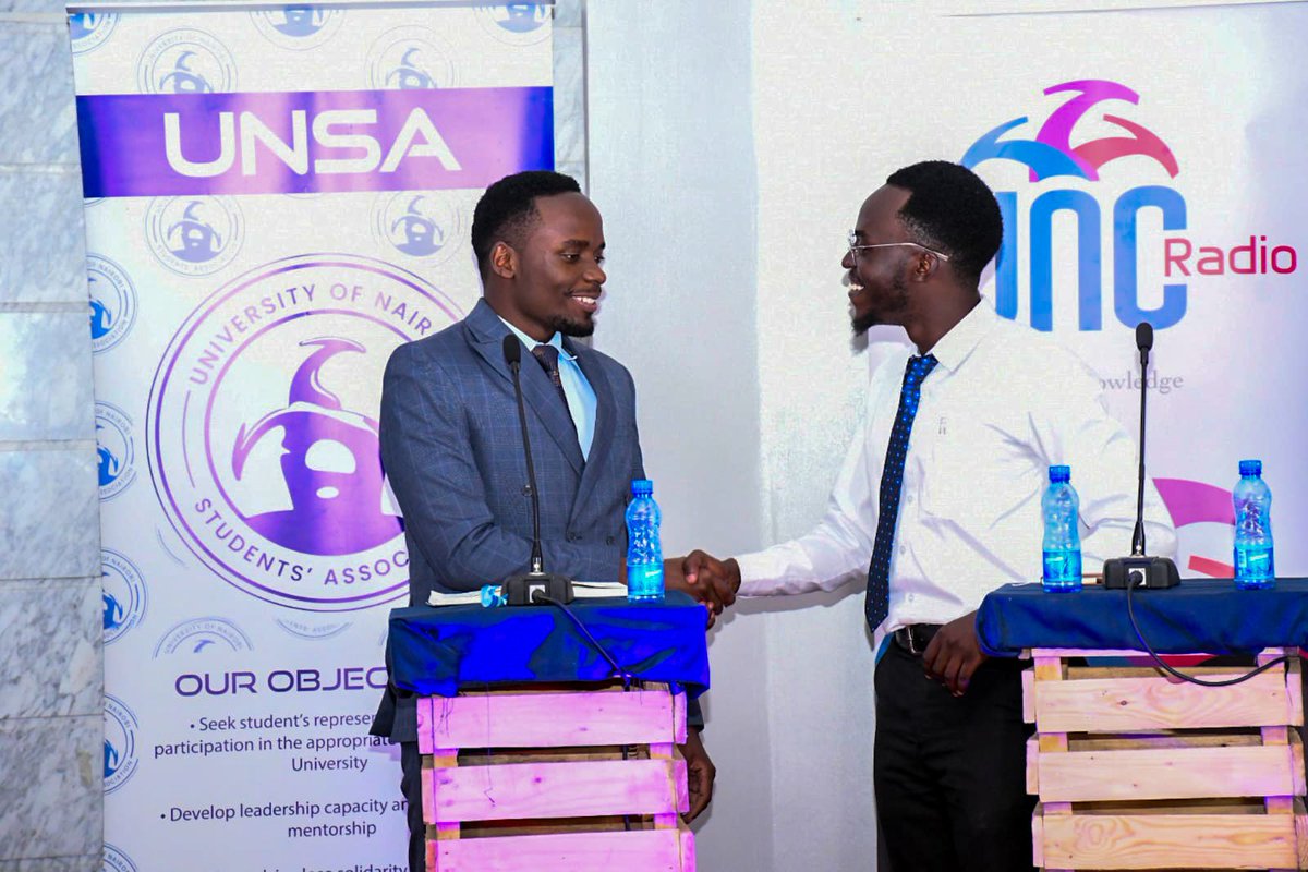 UNC TV (@unctvke) on Twitter photo Special appreciation🫶🏿 to the UNCTV Crew and Teams "Fresh Perspective" and "Weledi" for making the UNSA Presidential Debate a success and for the spirited discussion ahead of tomorrow's elections.
Best of luck to all the candidates🤞🏿#UoNStudentElections #UNSAElections2025 <a href="/uonbi/">University of Nairobi</a> Special appreciation🫶🏿 to the UNCTV Crew and Teams "Fresh Perspective" and "Weledi" for making the UNSA Presidential Debate a success and for the spirited discussion ahead of tomorrow's elections.
Best of luck to all the candidates🤞🏿#UoNStudentElections #UNSAElections2025 <a href="/uonbi/">University of Nairobi</a>